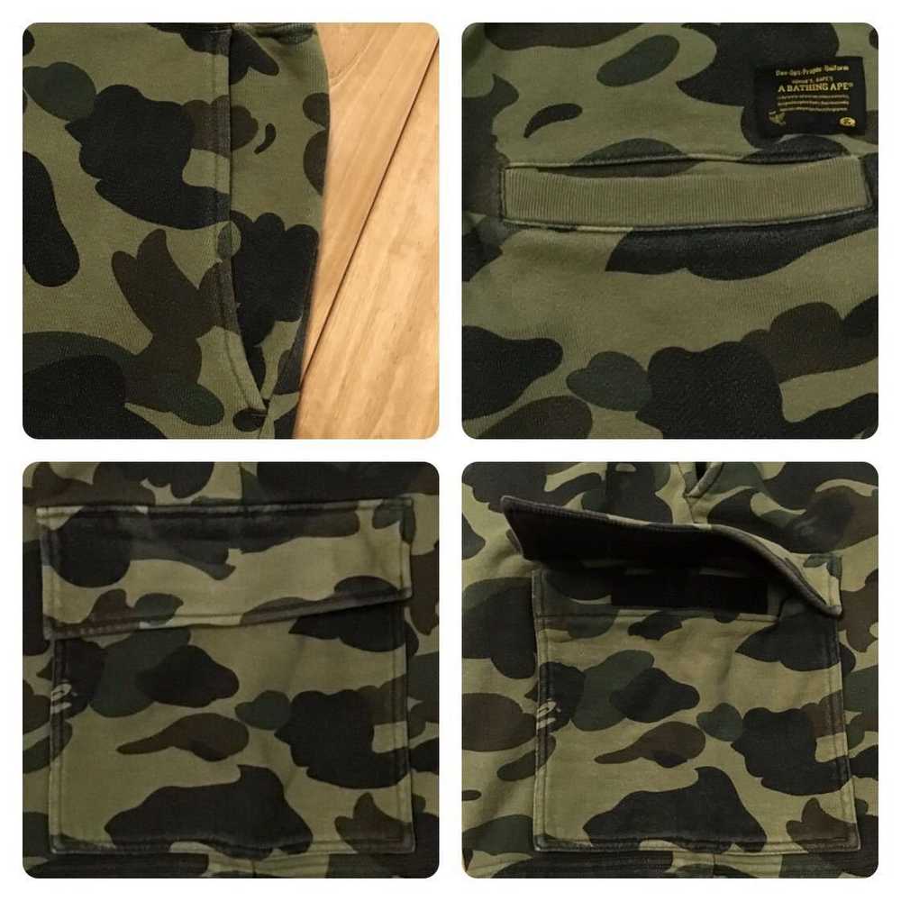 Bape BAPE Sweat cargo shorts 1st camo green ape ★… - image 6