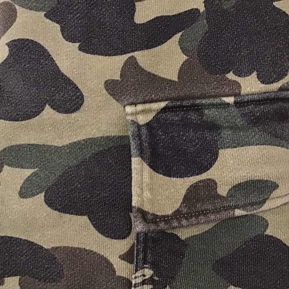 Bape BAPE Sweat cargo shorts 1st camo green ape ★… - image 7