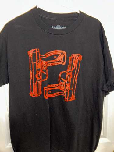 Ransom Clothing Ransom Clothing T Shitt Red Guns - image 1