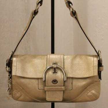 Coach Gold Soho Shoulder Bag - Gem