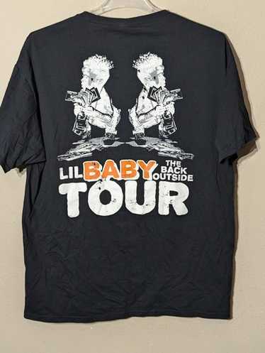 Lil Baby “Back Outside Tour” ツアーTシャツ Lil Baby The Back Outside Tour 2021 Graphic T-Shirt Sz XL