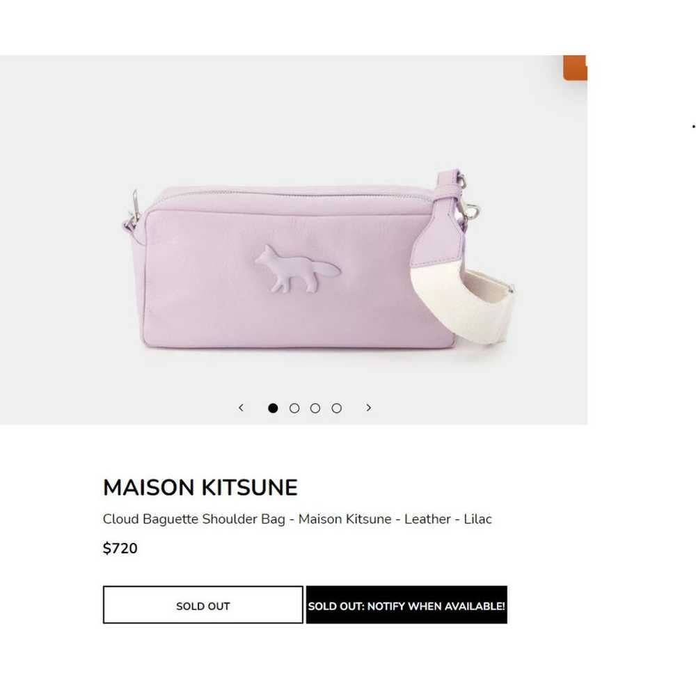 Maison Kitsune Pony-style calfskin handbag - image 5