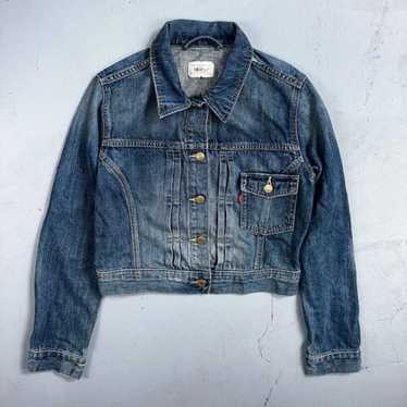 40-50's Levi's lady's denim western jacket with longhorn