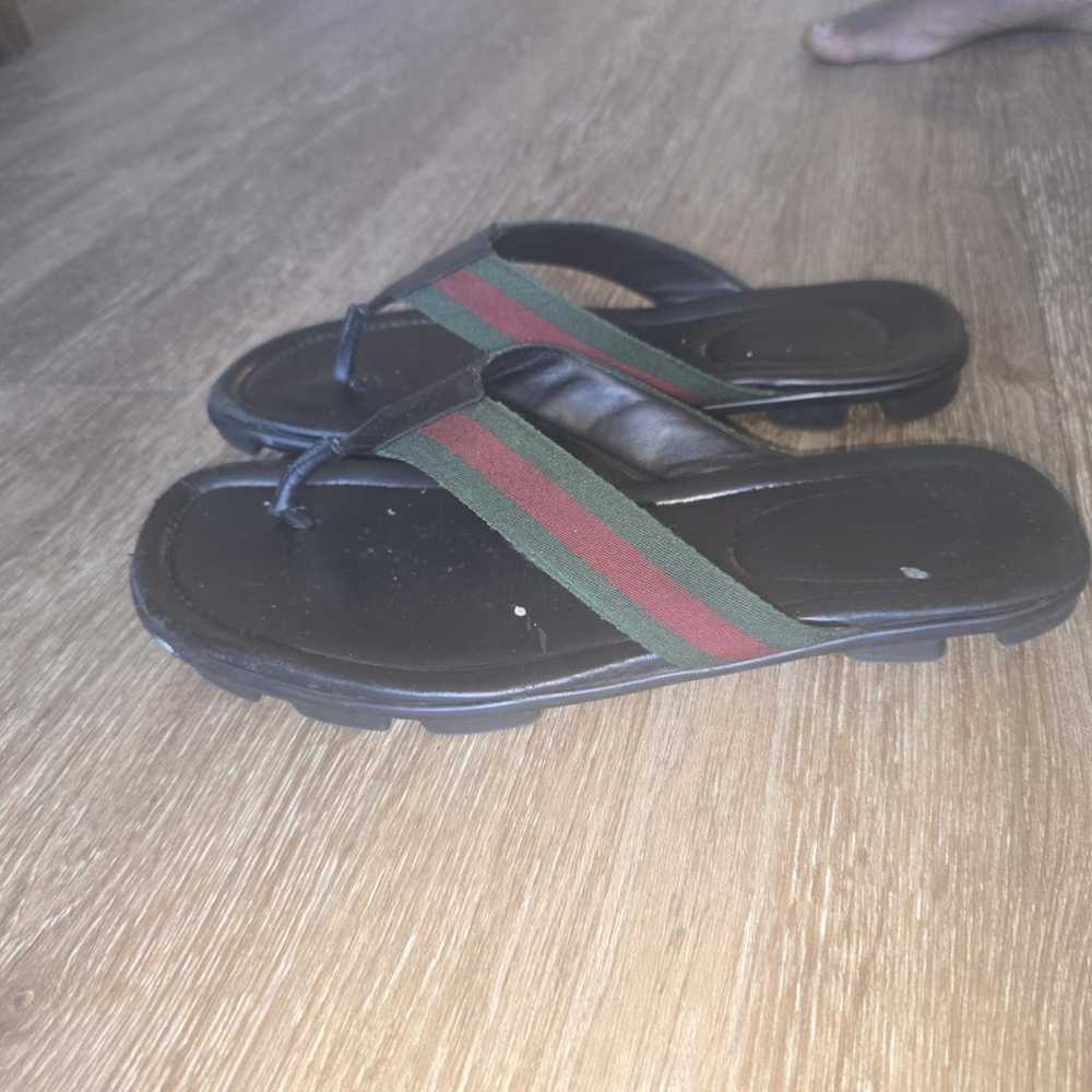 Gucci Leather sandals - image 2