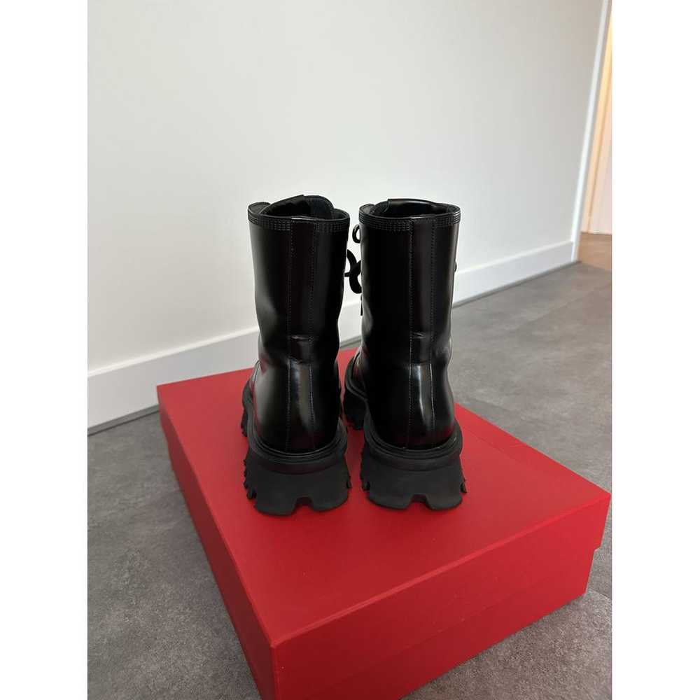 Salvatore Ferragamo Leather biker boots - image 4