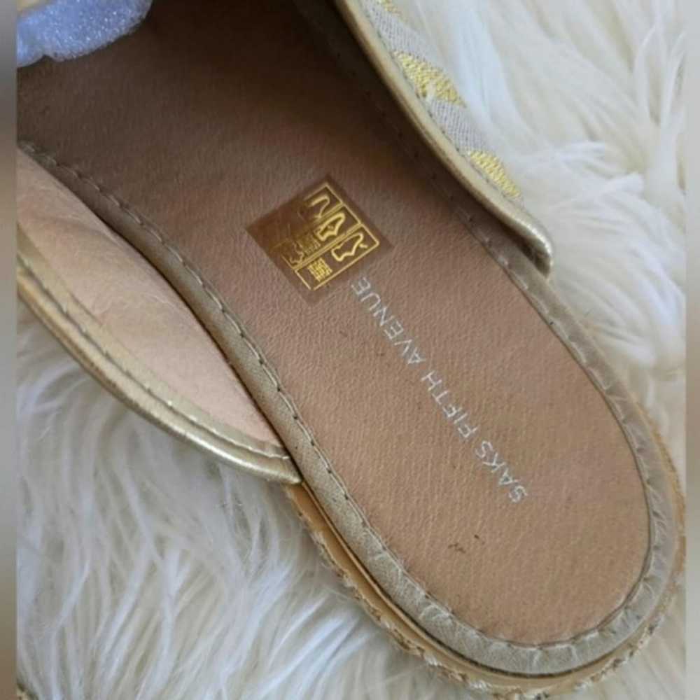 Saks Fifth Avenue Collection Cloth espadrilles - image 4