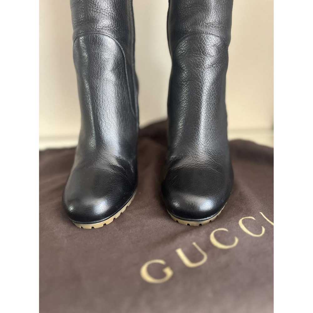 Gucci Leather snow boots - image 2