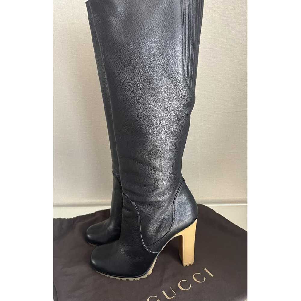 Gucci Leather snow boots - image 4