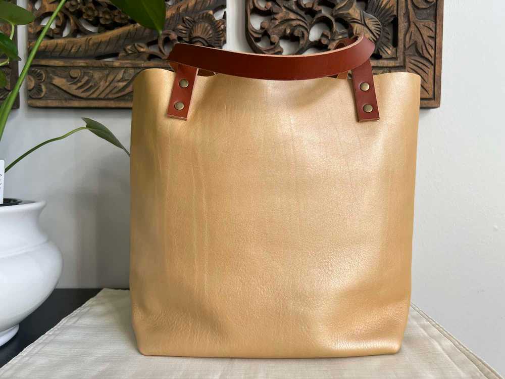 Portland Leather 'Almost Perfect' Leather Tote Bag - image 2