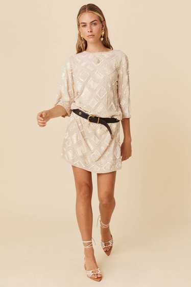 Spell USA Light of Moon Sequin Tunic Dress - image 1