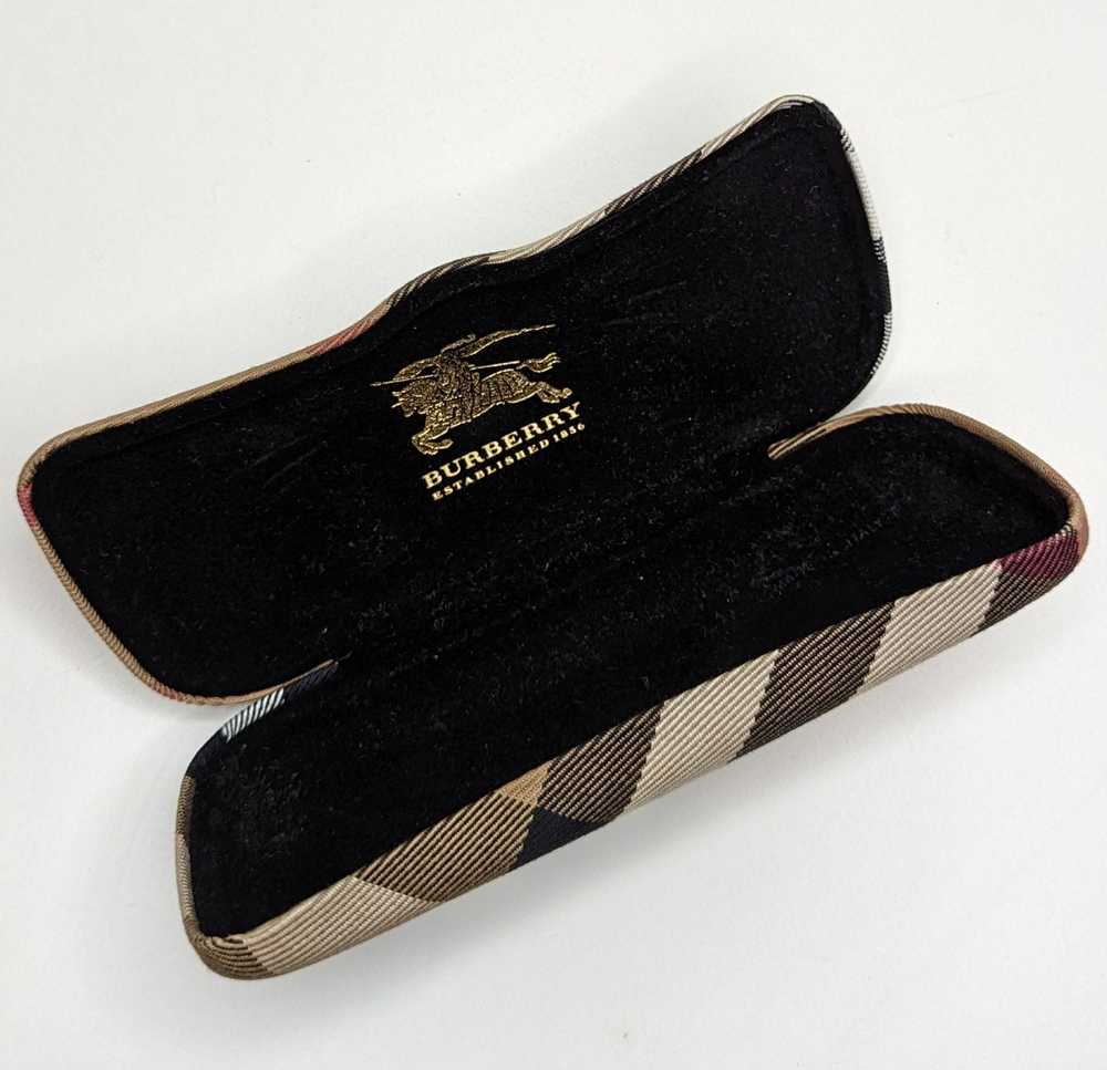 Burberry Check Plaid Hard Shell Glasses Case - image 6