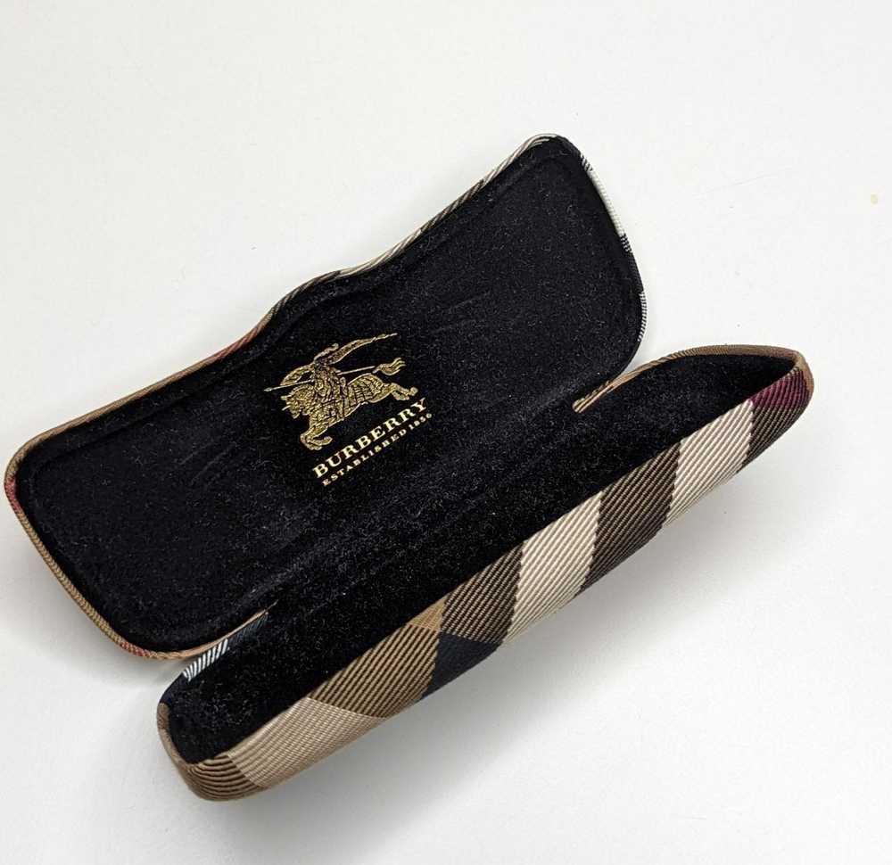 Burberry Check Plaid Hard Shell Glasses Case - image 8