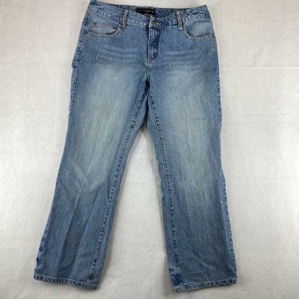 Vintage Authentic Blue Bootcut Mid Rise Pants for… - image 1