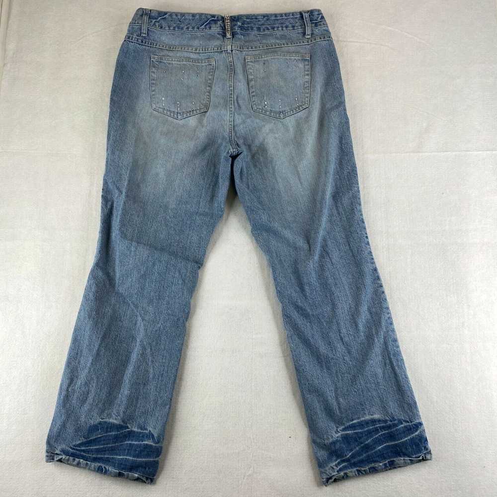 Vintage Authentic Blue Bootcut Mid Rise Pants for… - image 4