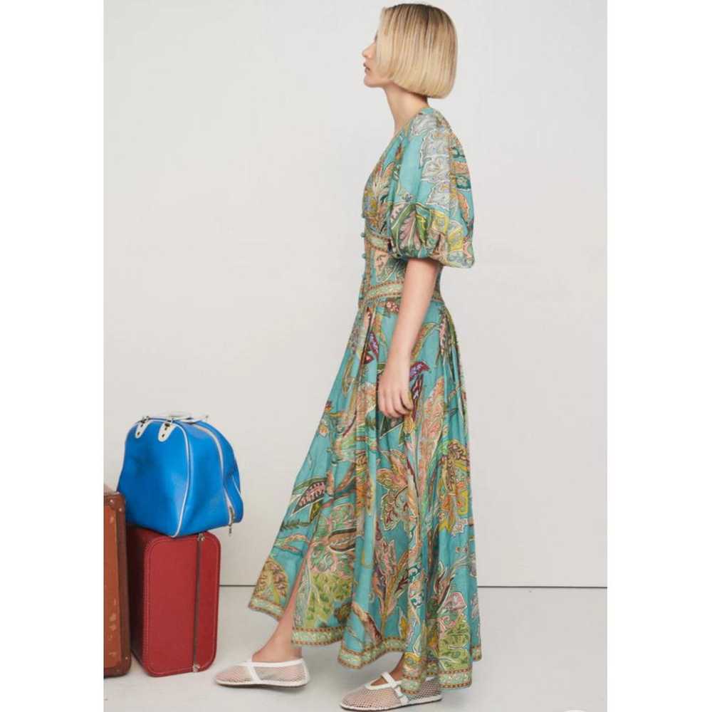 Alémais Linen mid-length dress - image 11