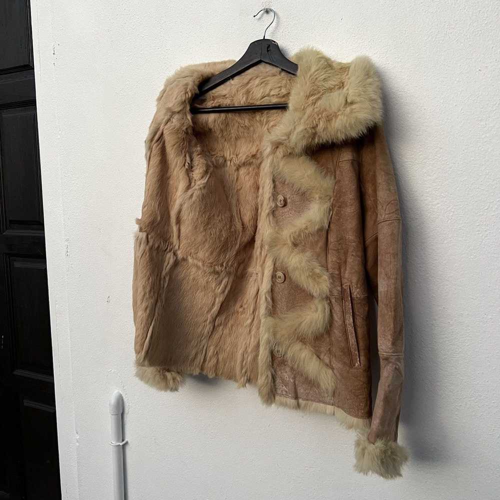 Japanese Brand × Leather Jacket × Mink Fur Coat V… - image 11