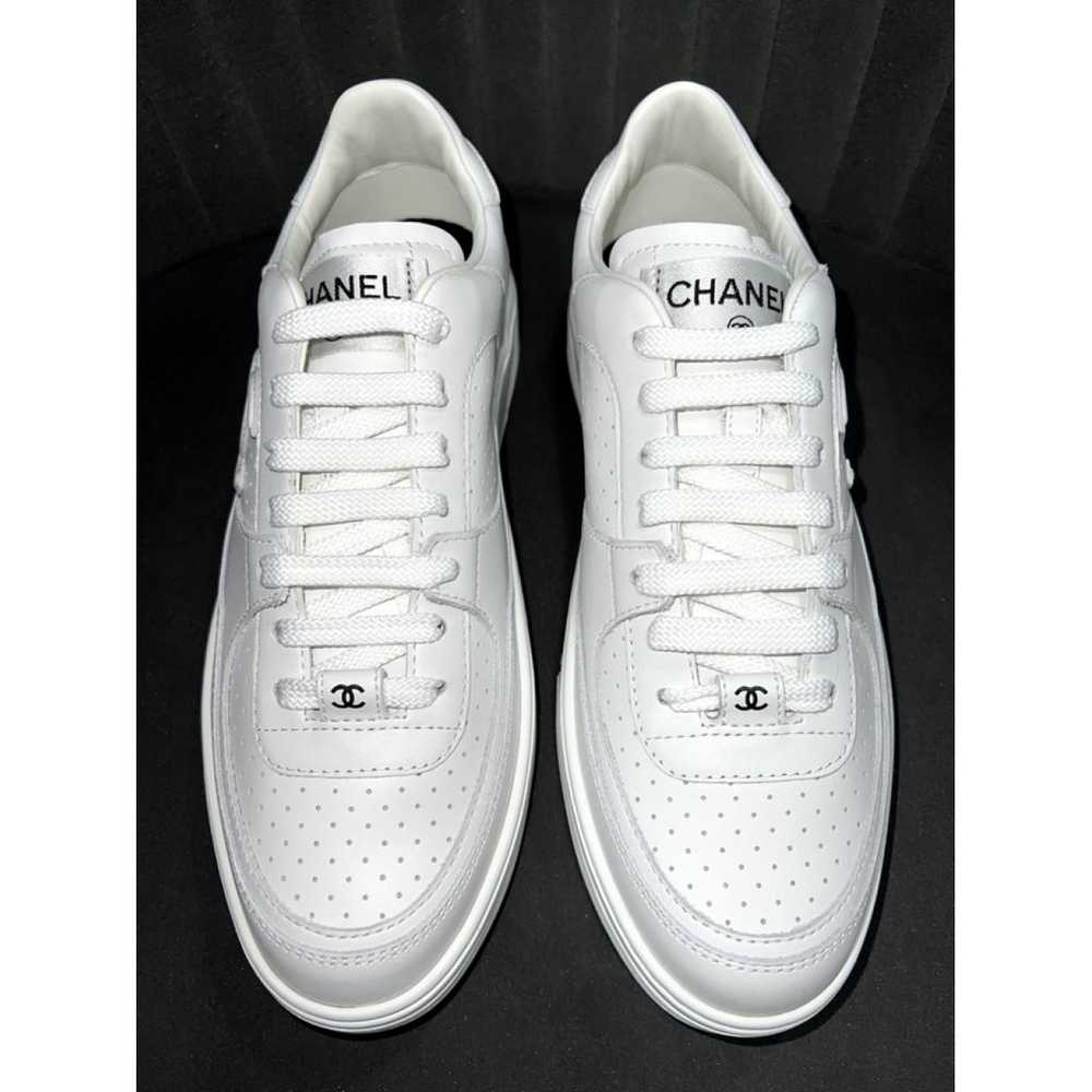 Chanel Boy leather trainers - image 7