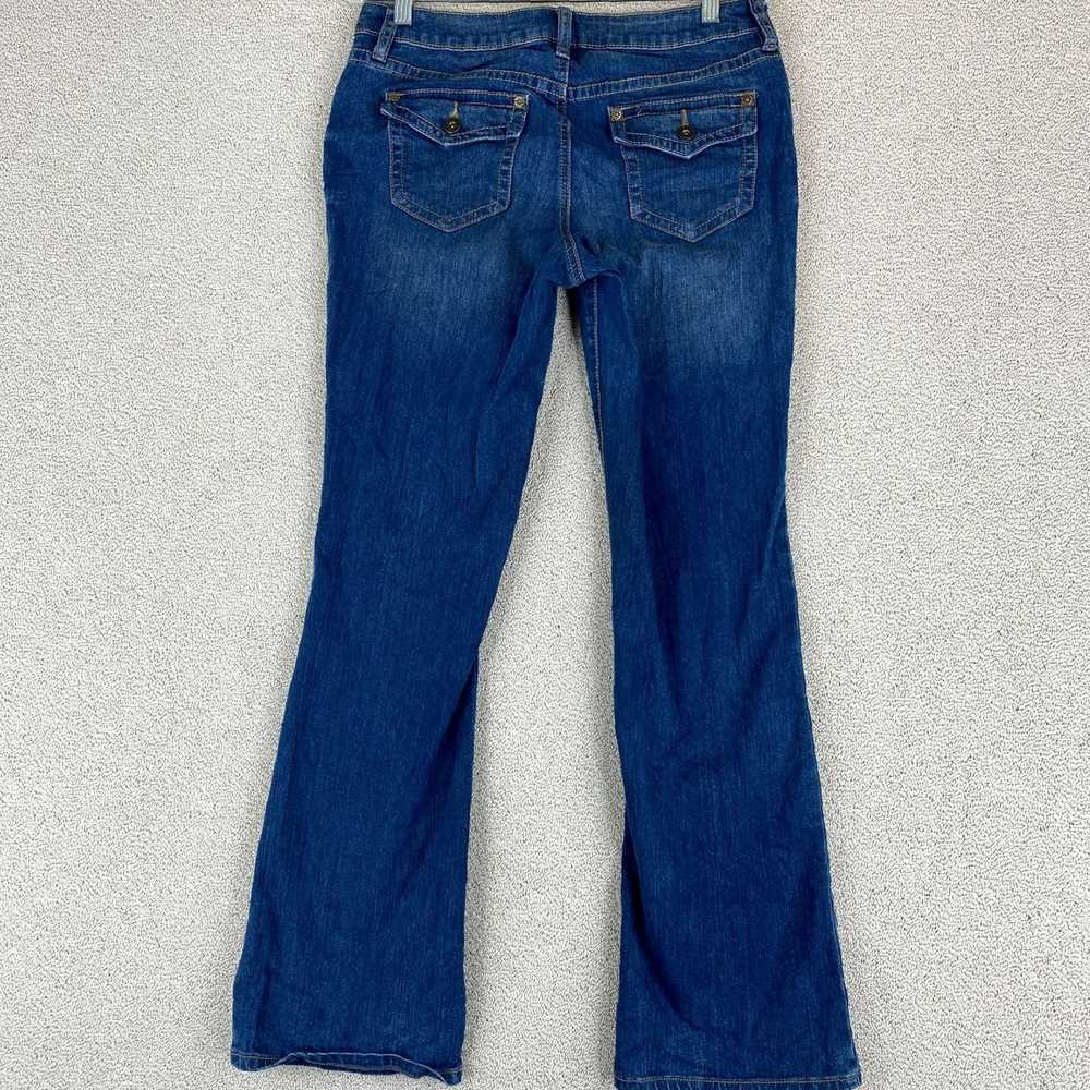 Apt. 9 Women's Faded Blue Whisker Design Bootcut … - image 3