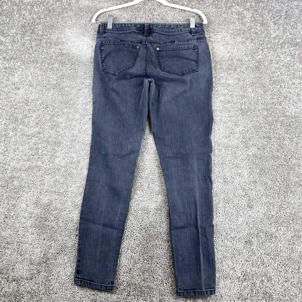 Route 66 Black Denim Low Rise 5 Pocket Skinny Jeg… - image 3