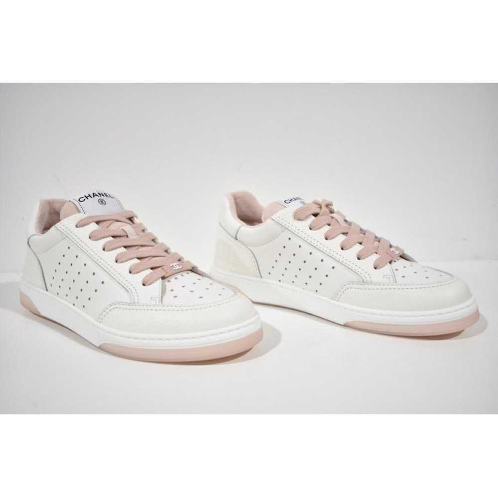 Chanel Boy leather trainers - image 3