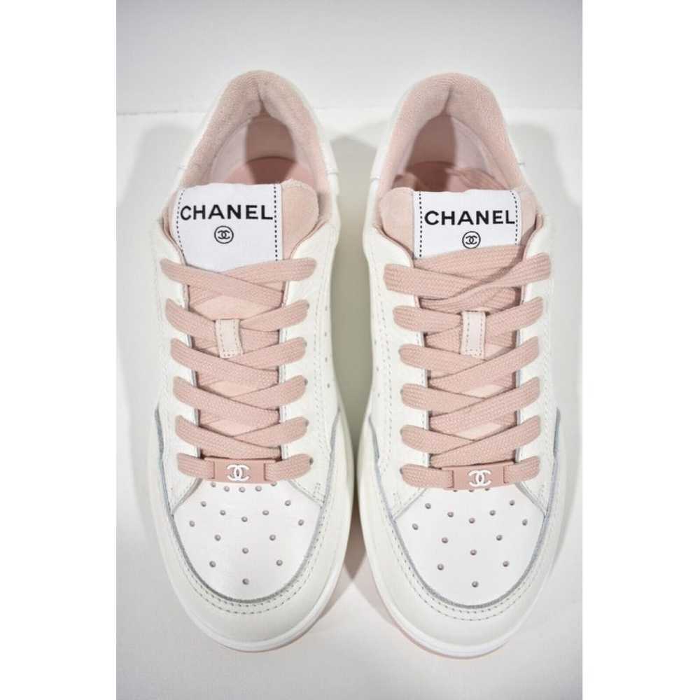 Chanel Boy leather trainers - image 7