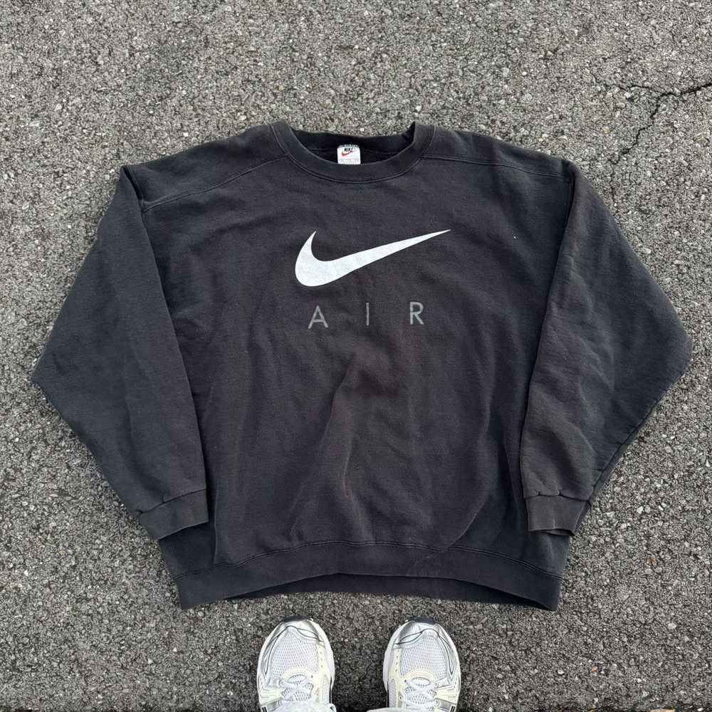 Nike × Streetwear × Vintage vintage 90s nike swea… - image 1