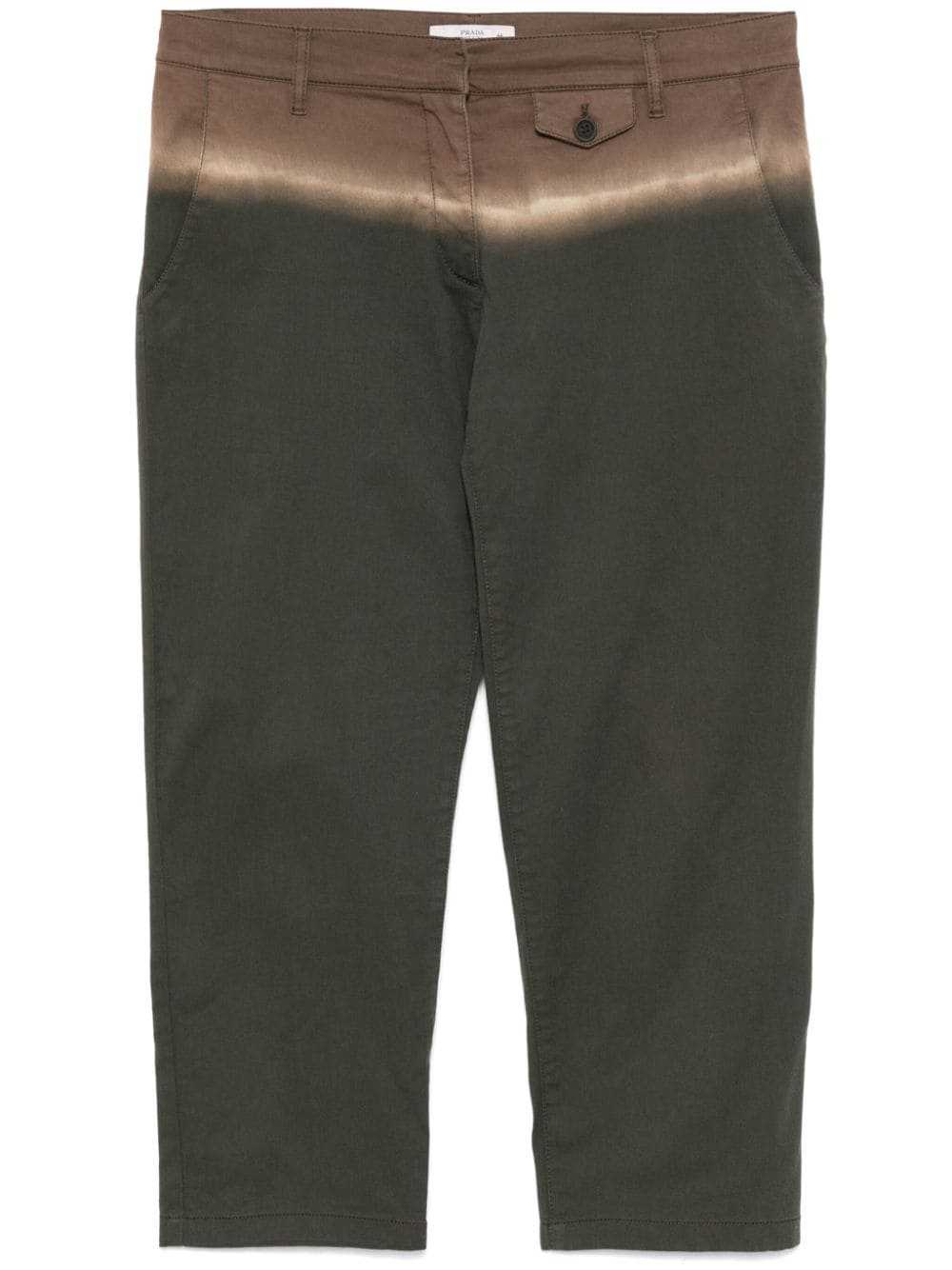 Prada Pre-Owned Prada Ombré Cropped Trousers, 200… - image 1