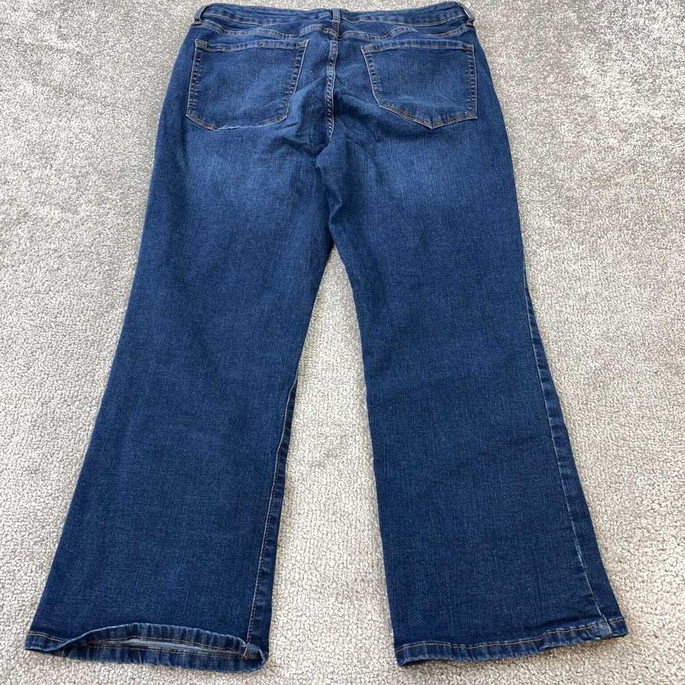 Chaps Authentic Dark Wash Five Pocket Blue Crop K… - image 4