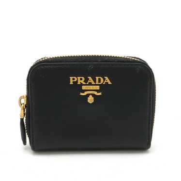 Wallet Prada Saffiano Round Zipper Coin Case Purs… - image 1