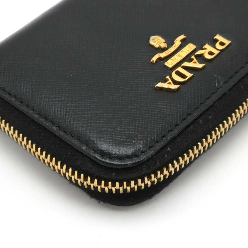 Wallet Prada Saffiano Round Zipper Coin Case Purs… - image 3