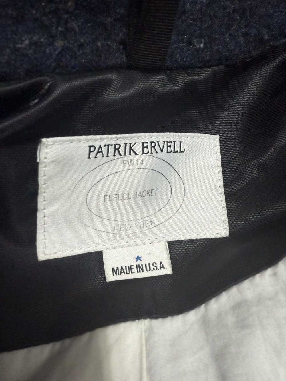 Patrik Ervell Patrik Ervell Navy Wool Fleece Jack… - image 5