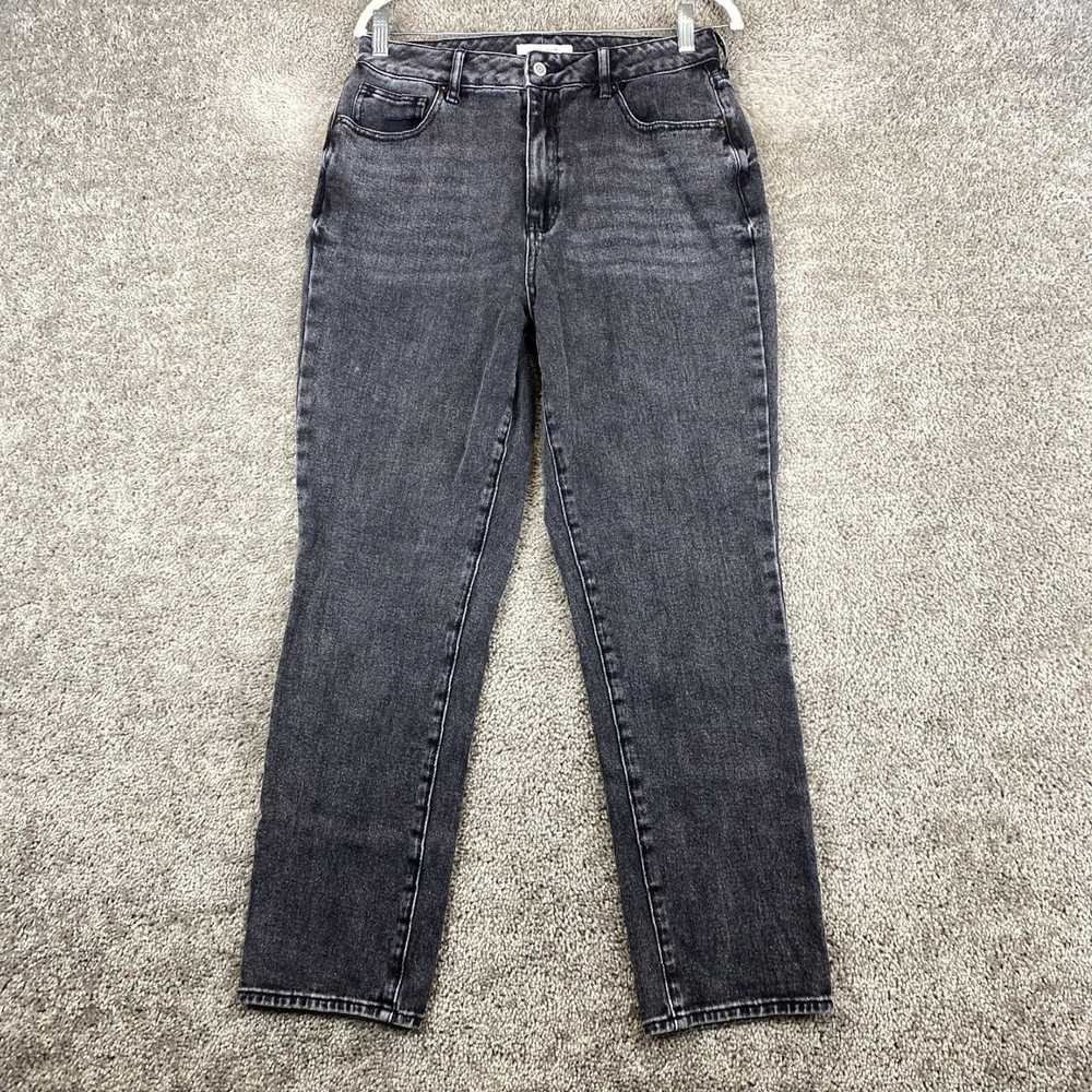 Pacsun High Rise 5 Pocket Black Denim Women's Size 29 PacSun Mom Jean Style