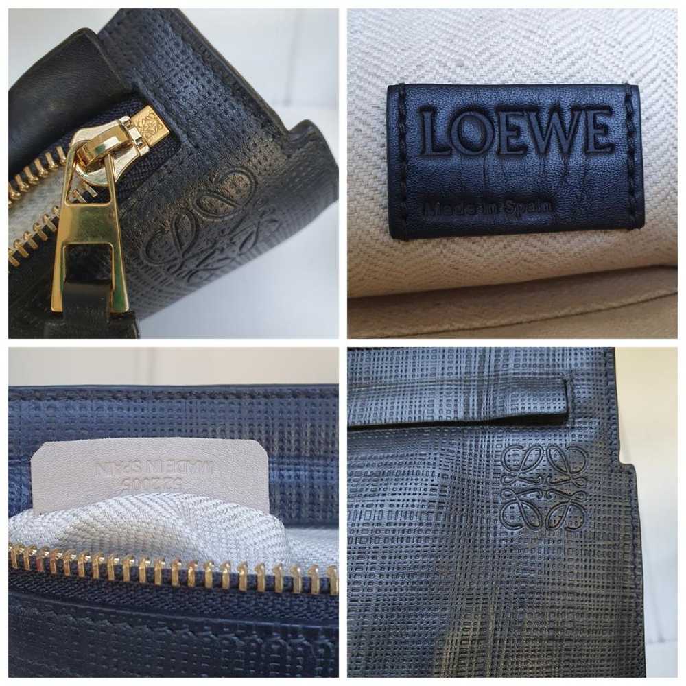 Loewe T Pouch leather clutch bag - image 10