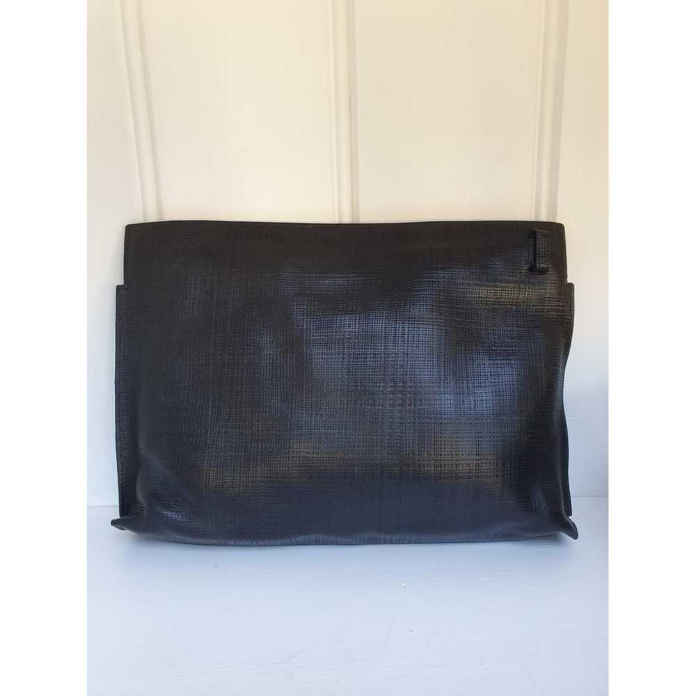 Loewe T Pouch leather clutch bag - image 2