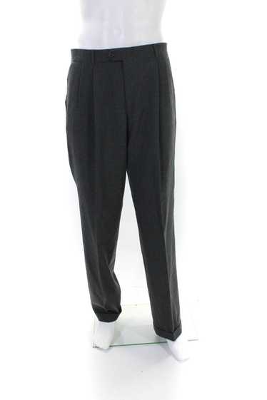 J. Mclaughlin Mens Tapered Leg Pleated Front Dres… - image 1