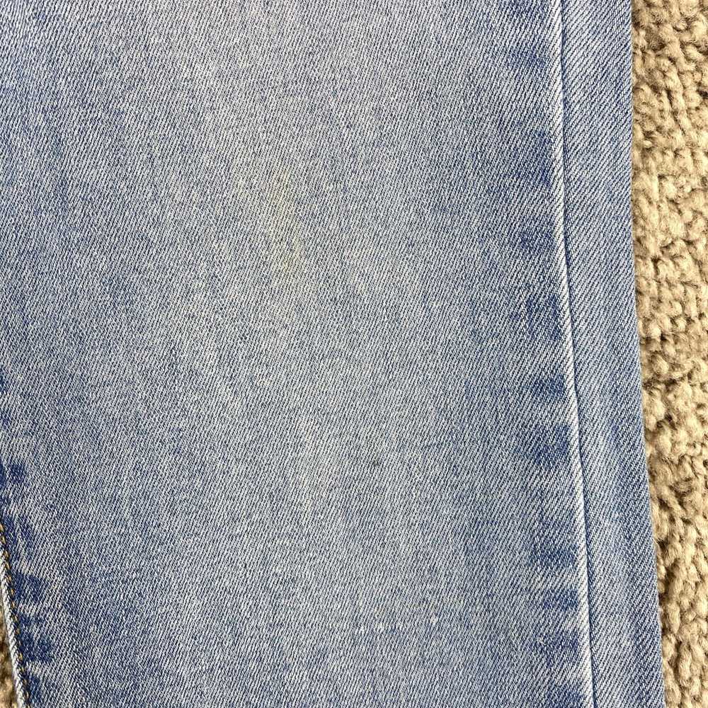 Vintage Luxurious Blue Mid Rise Light Wash Skinny… - image 3