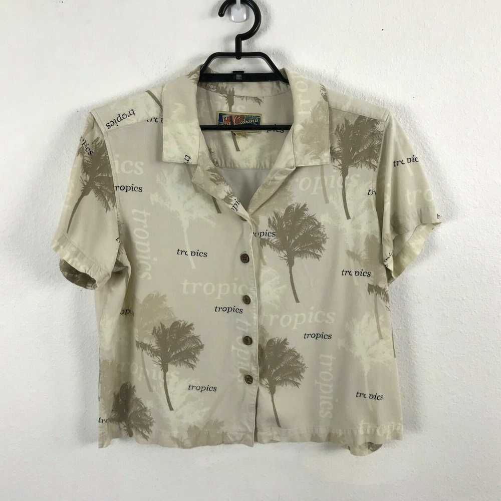 Vintage La Cabana Hawaiian Shirt Blouse Size PXL … - image 1