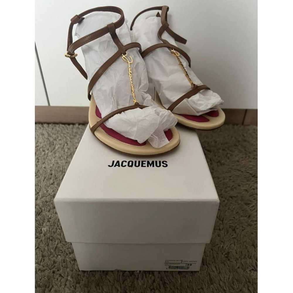 Jacquemus Leather sandal - image 3