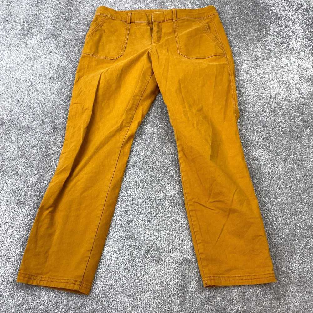 Old Navy Yellow Orange Mid Rise Porkchop Pocket S… - image 1