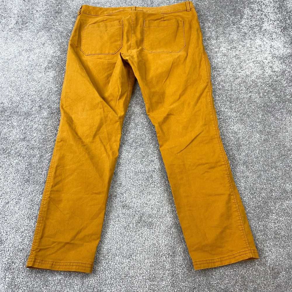 Old Navy Yellow Orange Mid Rise Porkchop Pocket S… - image 3