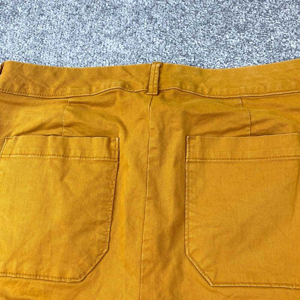 Old Navy Yellow Orange Mid Rise Porkchop Pocket S… - image 4