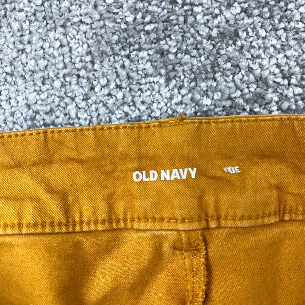 Old Navy Yellow Orange Mid Rise Porkchop Pocket S… - image 5