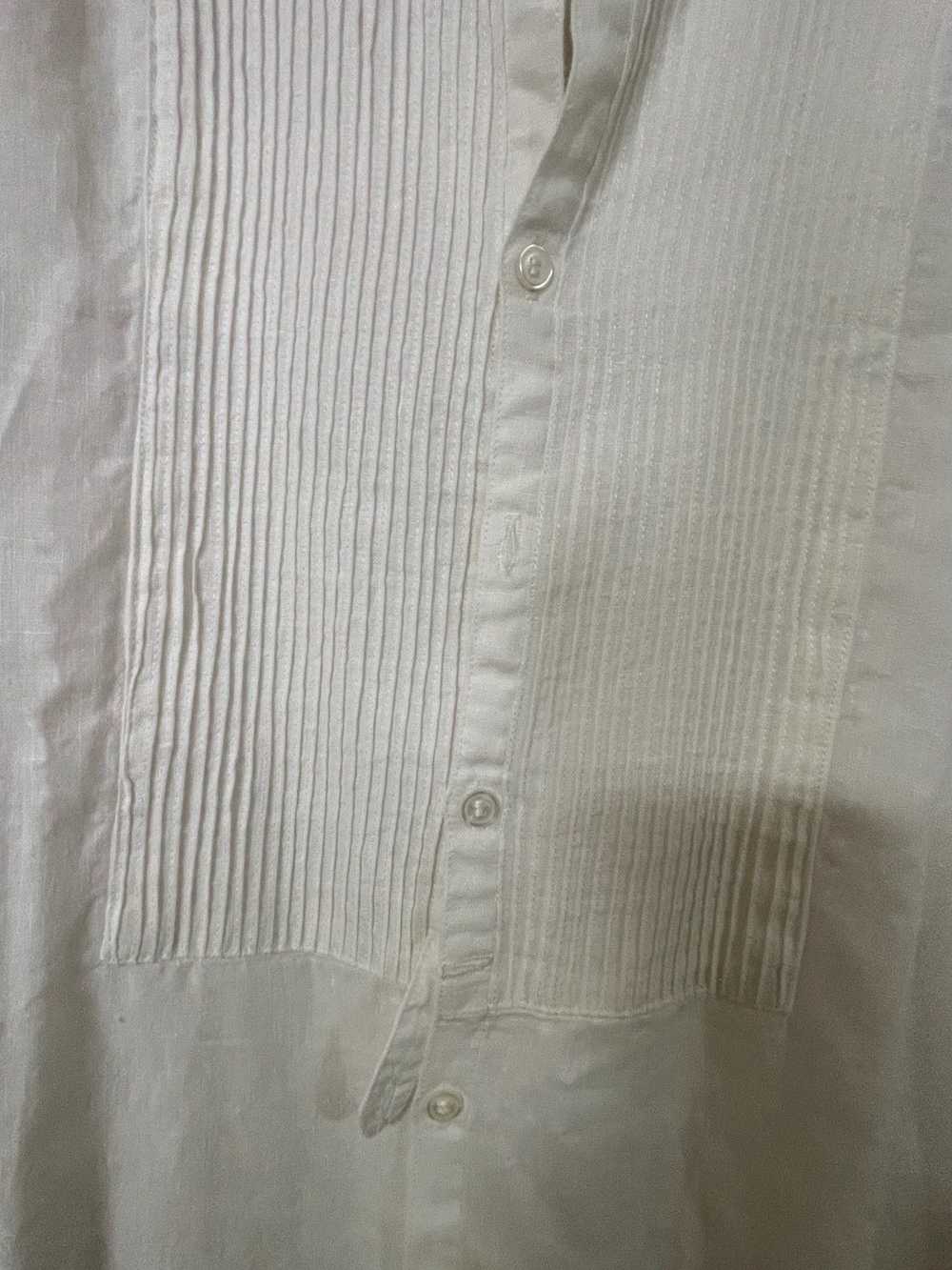 Greg Lauren Greg Lauren Cotton and linen shirt - image 4