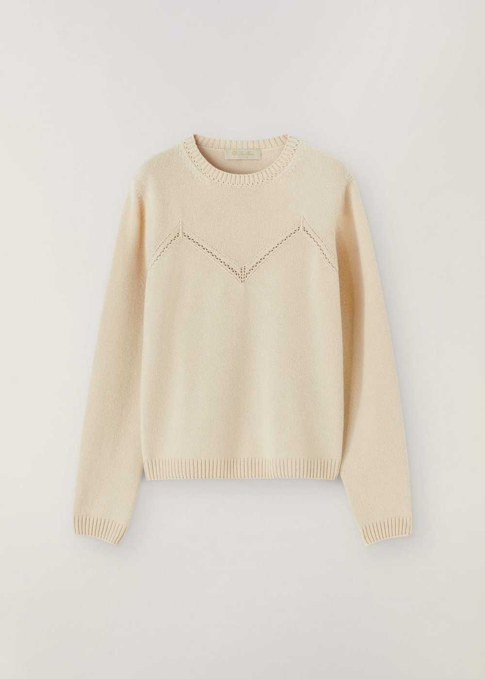 Loro Piana o1srvl11e1024 Cocooning Crewneck Fine … - image 1