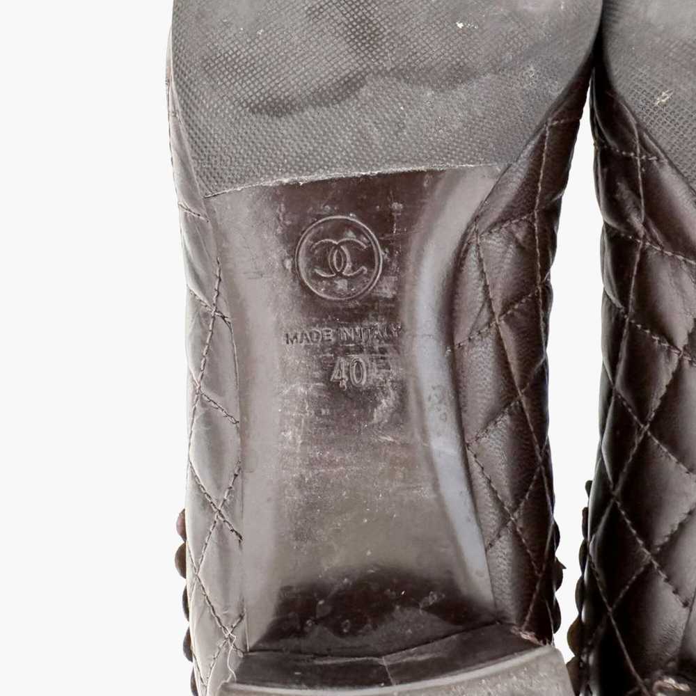 Chanel Leather boots - image 11