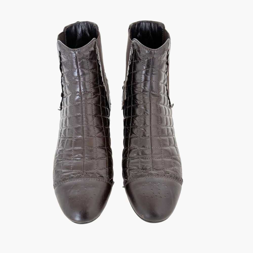 Chanel Leather boots - image 2