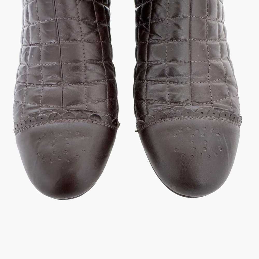 Chanel Leather boots - image 3