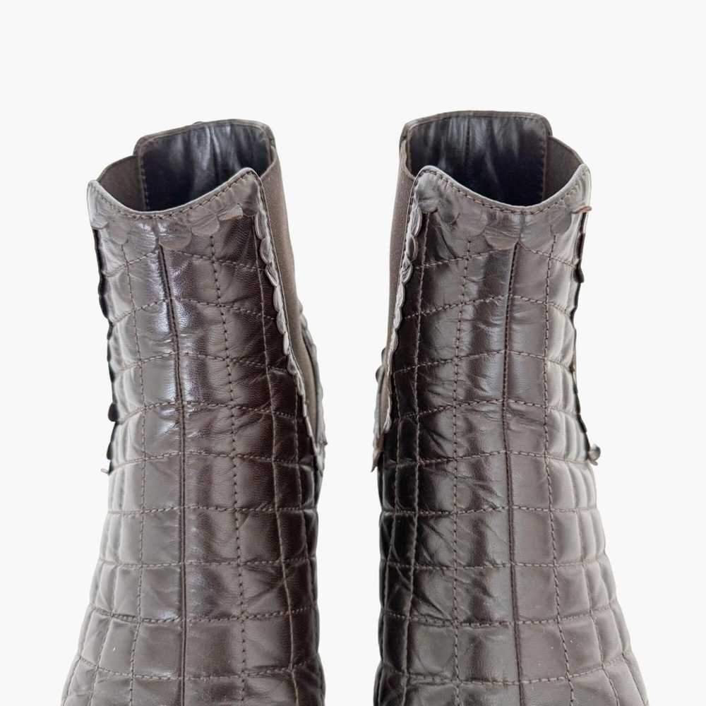 Chanel Leather boots - image 4