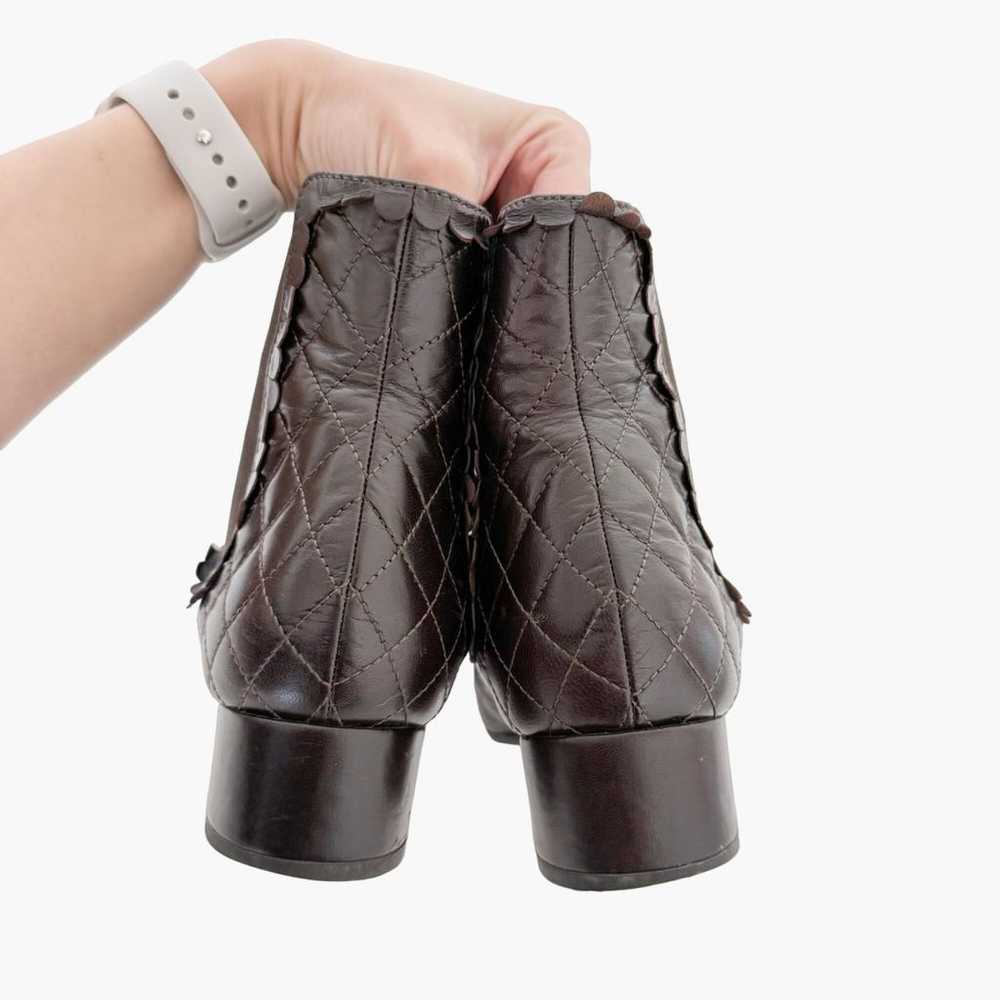 Chanel Leather boots - image 6