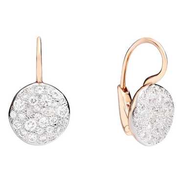 Pomellato Sabbia pink gold earrings